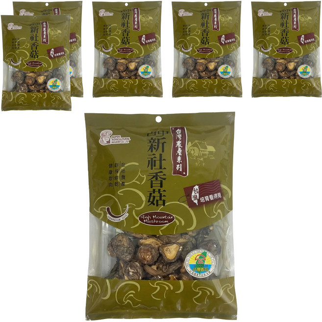 超賀 台中新社香菇, 60g, 6包