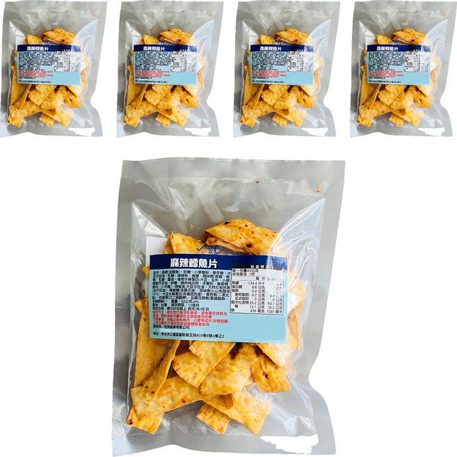 Cammie 佳美 cammie 麻辣鱈魚片, 5包, 40g