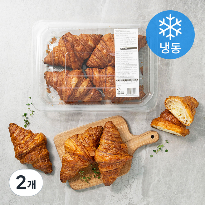 코알라 플레인크로와상 (냉동), 220g, 2개