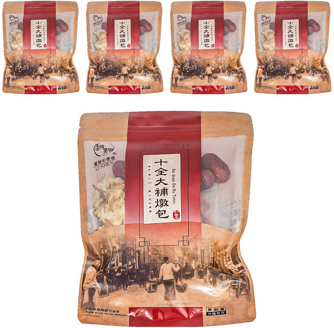 麗紳和春堂 老智慧的結晶 新十全大補燉包, 90g, 5包