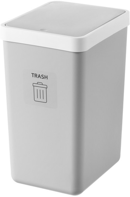 코멧 홈 원터치 휴지통 20L 그레이, 1개