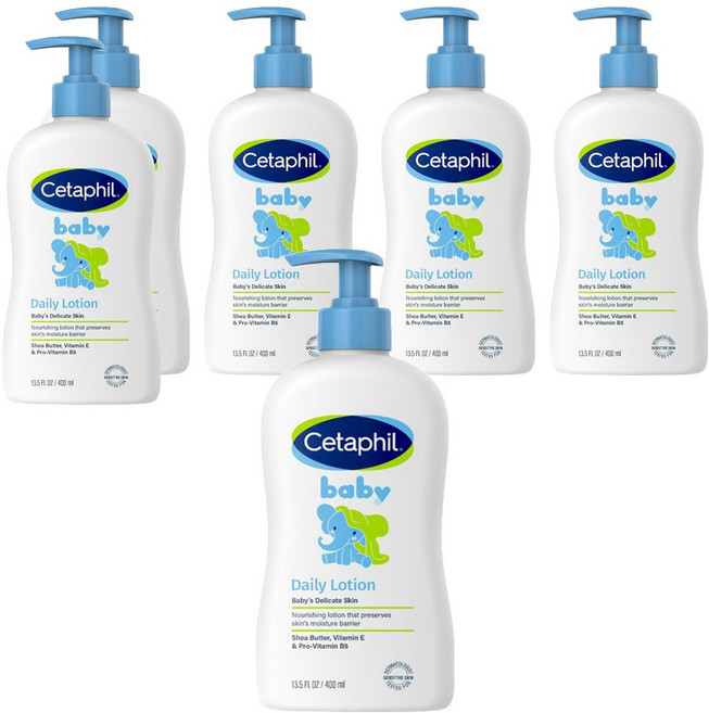 세타필 베이비 데일리 로션, 400ml, 6개