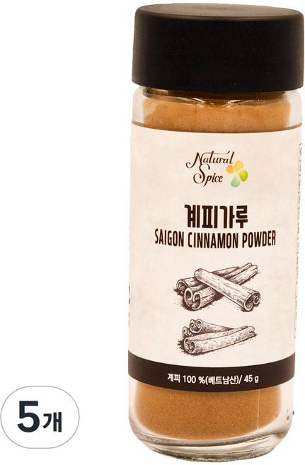 내츄럴스파이스 계피가루, 45g, 5개