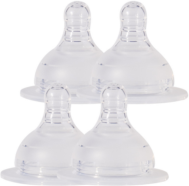 아이앤비 국내 제조 실리콘 젖꼭지, 자동(3~24개월), 4개