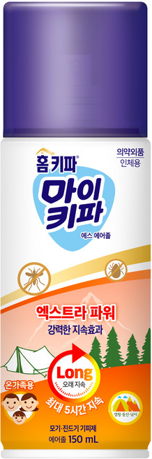 홈키파 마이키파 에스 에어졸 엑스트라 파워, 150ml, 1개