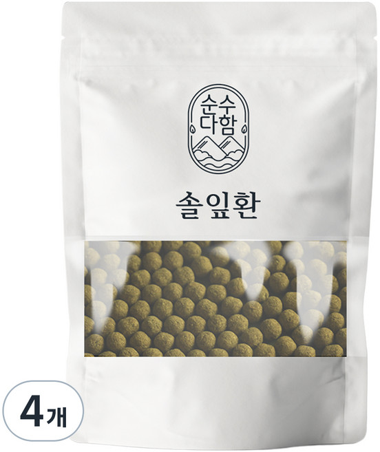 순수다함 솔잎환, 300g, 4개