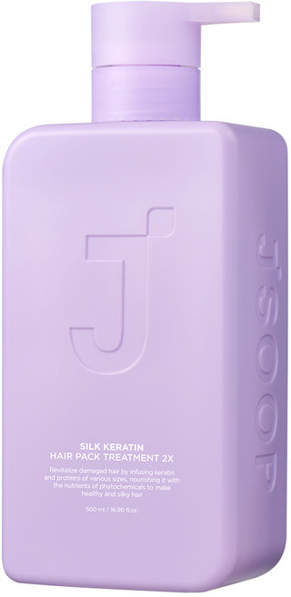 제이숲 실크 케라틴 헤어팩 트리트먼트 2X, 500ml, 1개