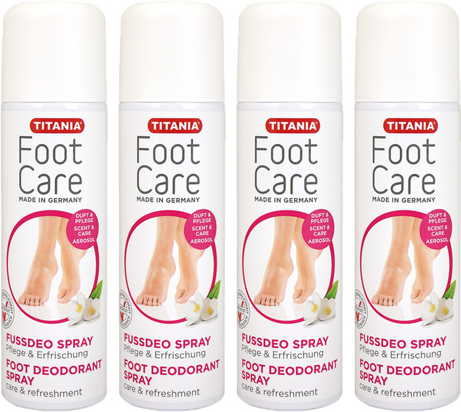 티타니아 발냄새 스프레이, 200ml, 4개