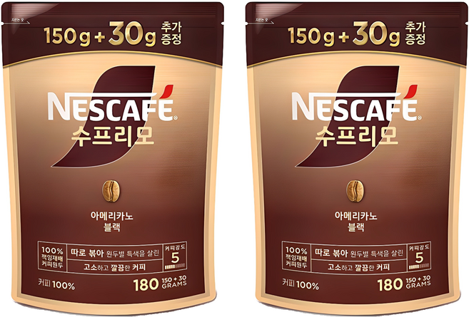 네스카페 수프리모 아메리카노, 1개입, 2개