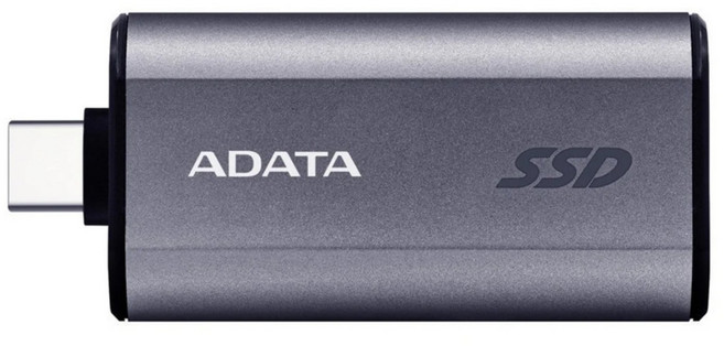 ADATA 威剛 外接式固態硬碟SSD SC750, 1TB, 鈦灰