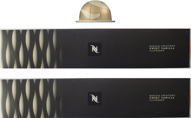 NESPRESSO Vertuo甜香草風味咖啡膠囊, 12.5g, 10顆, 2盒