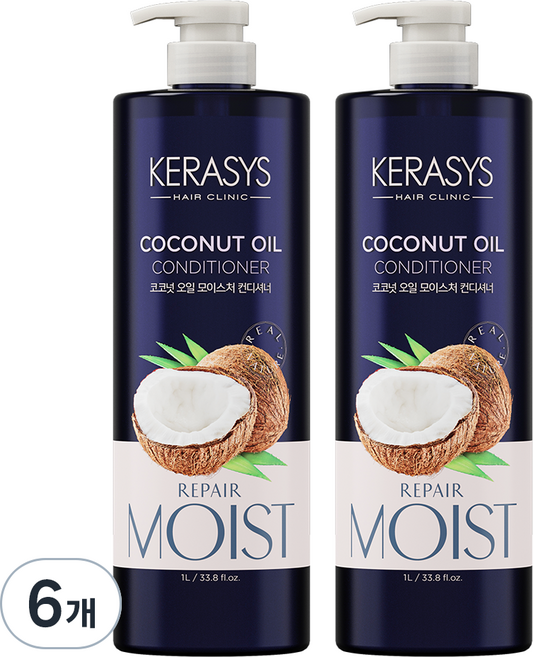 케라시스 코코넛 오일 컨디셔너 코코 플라워향, 1L, 6개