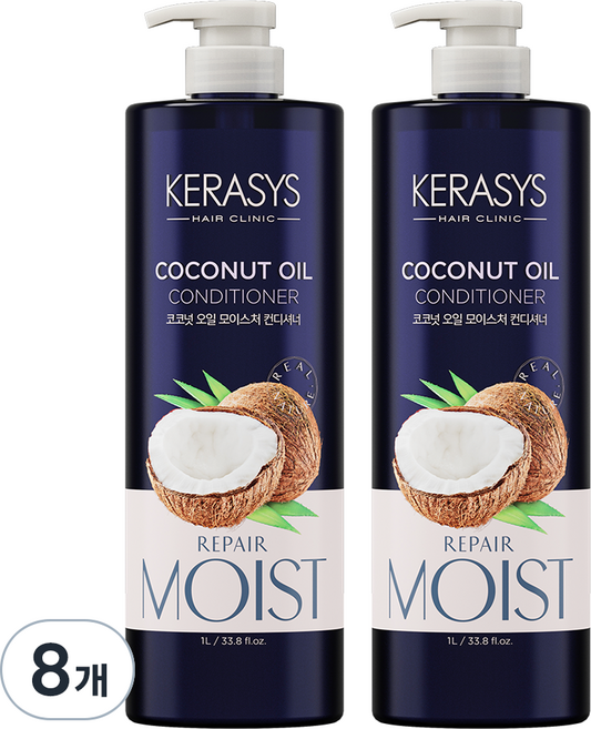 케라시스 코코넛 오일 컨디셔너 코코 플라워향, 1L, 8개