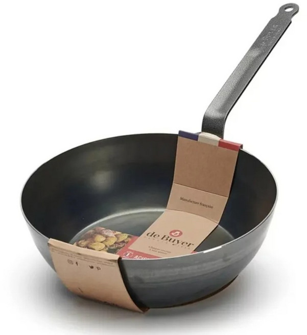 de Buyer 畢耶 輕礦藍鐵系列 單柄深煎炒鍋 5214.28 1960g, 28cm, 1個