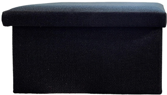 BangJiaShi 幫家適 長方形收納椅 40 x 25 x 25cm, 1個, 黑色