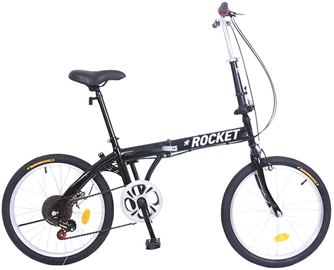닥터바이크 M-20 ROCKET 접이식 스틸 디스크 브레이크 11.6kg 신장 155~175cm, 블랙, 140cm, 1개