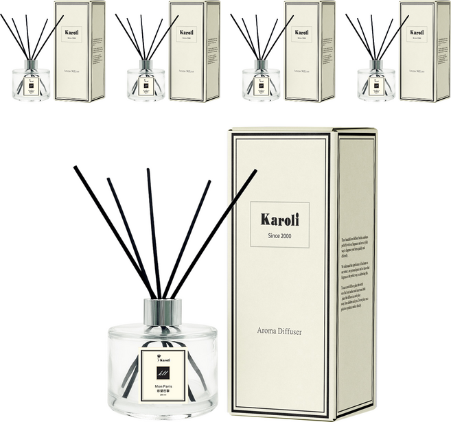 Karoli 卡蘿萊 經典璀璨香氛擴香瓶, 慾望巴黎, 200ml, 5件