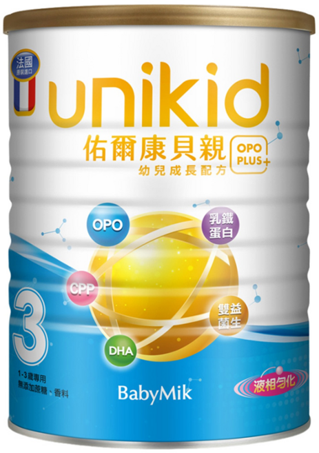 BabyMik 佑爾康貝親 OPO Plus幼兒成長配方, 850g, 1罐