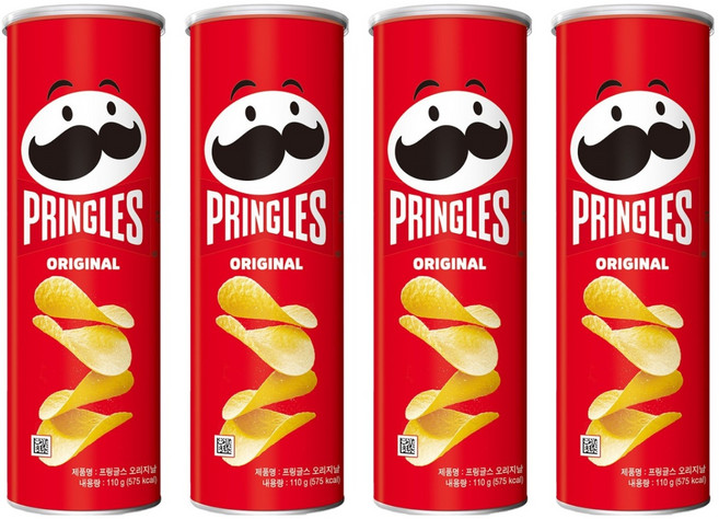 프링글스 오리지날, 110g, 4개