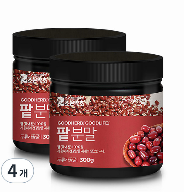 조은약초 팥 분말, 300g, 4개