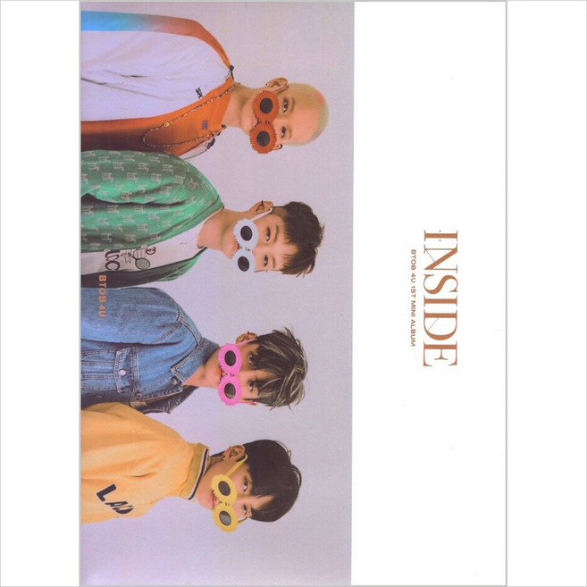 비투비 포유 INSIDE SIDE VER + PAPER BOOK COVER + PACKAGE + BOOKLET + LYRIC PAPER + MINI POSTER + POSTCARD + STICKER + PHOTO CARD 세트, 1CD