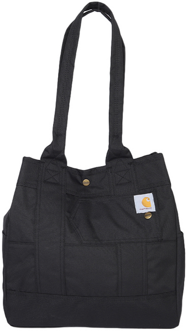 carhartt 直立式按扣托特包 B0000380-001, 黑色