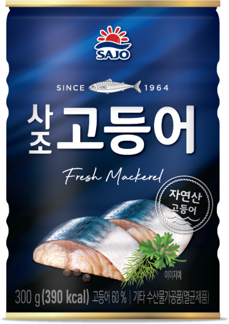사조 고등어 통조림, 300g, 1개