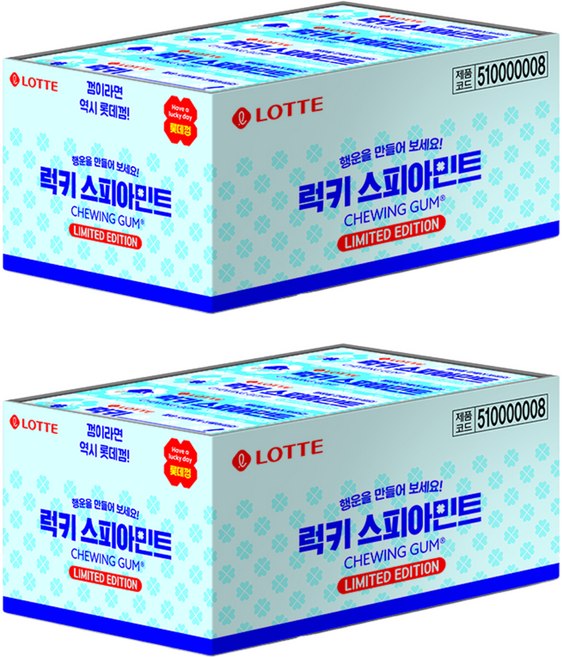 롯데웰푸드 스피아민트, 26g, 30개