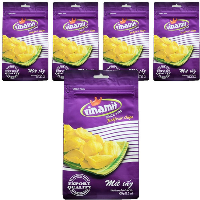 비나밋 잭프룻칩, 100g, 5개