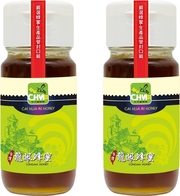 彩花蜜 台灣龍眼蜂蜜, 700g, 2瓶
