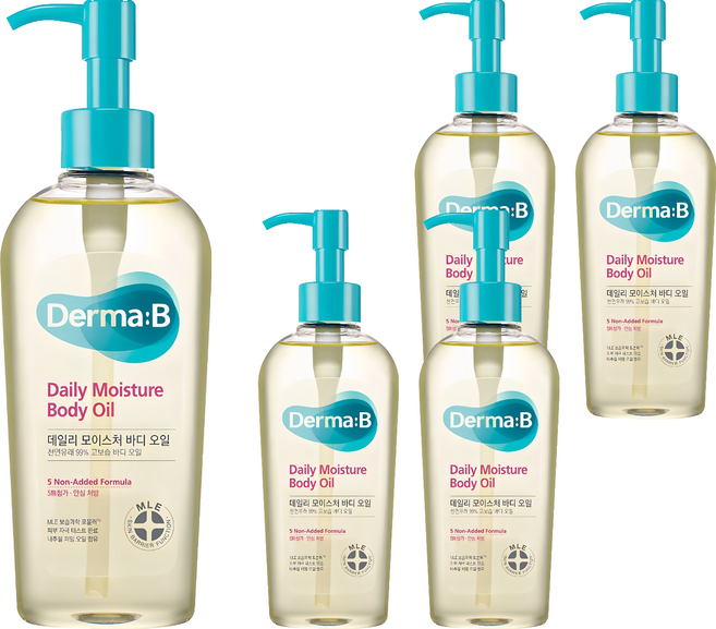 더마비 데일리 모이스처 바디오일 프레쉬 피치향, 200ml, 5개