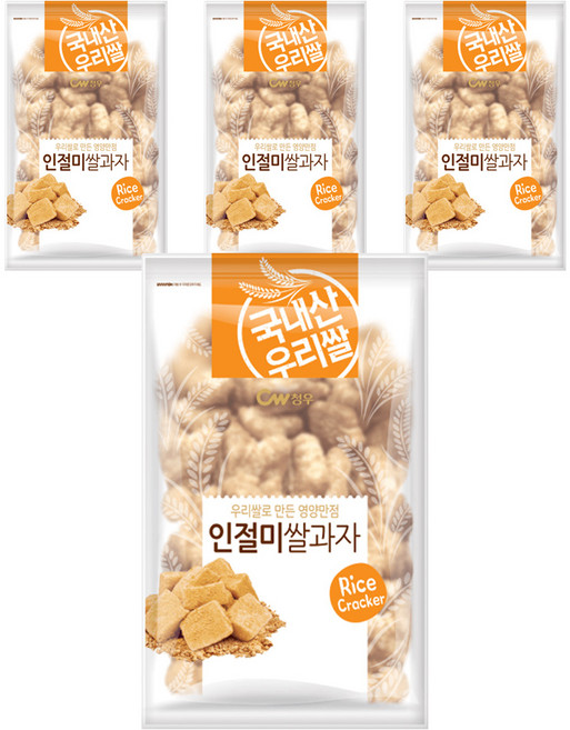 청우식품 인절미 쌀과자, 280g, 4개