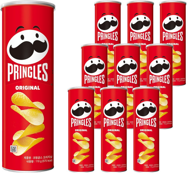 프링글스 오리지날, 110g, 10개