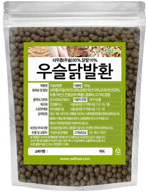 생생드림 우슬닭발환, 1개, 500g