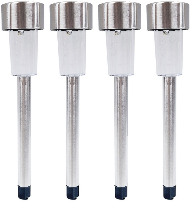 小麥購物 太陽能草坪燈 C152 基礎款 46g, 4個, 白