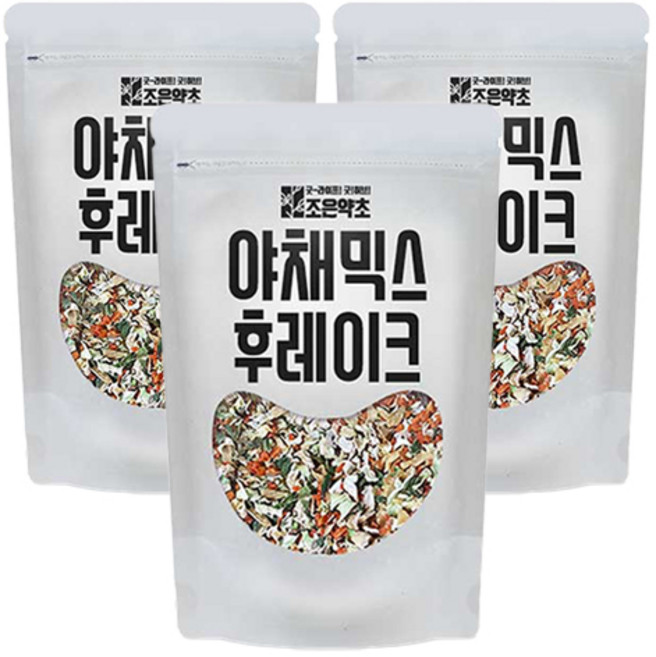 조은약초 야채 믹스 후레이크, 300g, 3개