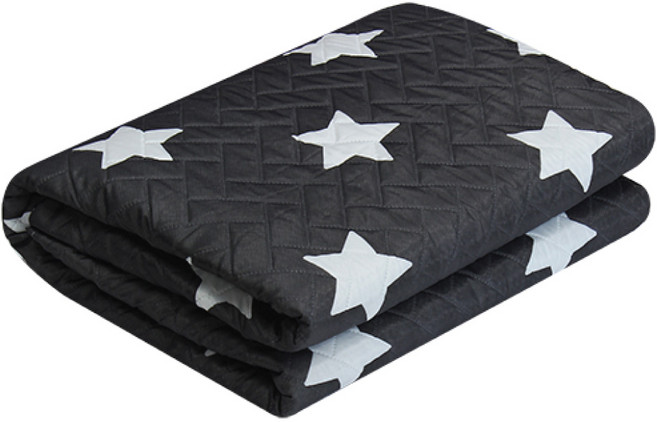 HanilMedical 고급 전기요 HL-202D, 블랙앤화이트스타, 라지(135 x 180 cm)