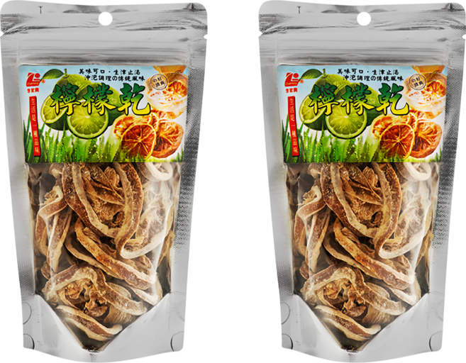李家興 檸檬乾, 80g, 2包