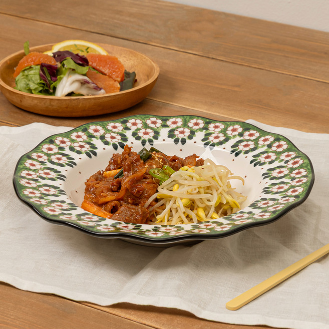 프라카 메종오브제 프릴 파스타볼, 피치블로썸, 1개