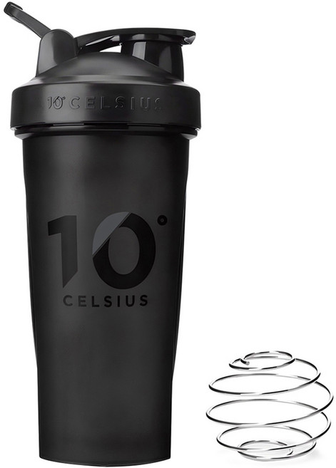 10도씨 블렌딩 쉐이커 보틀 + 블렌딩볼, 블랙, 600ml, 1개