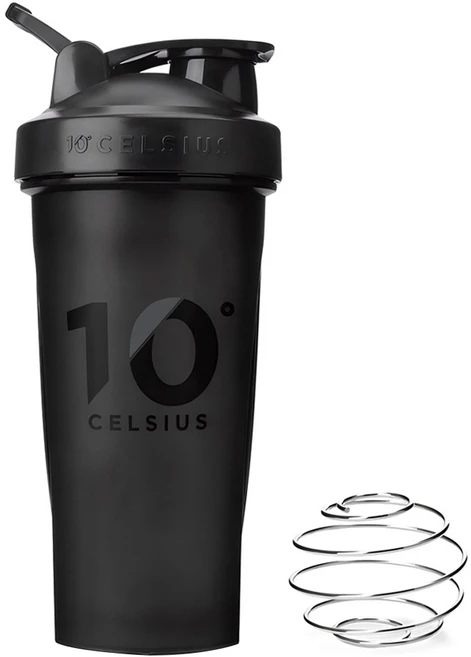 10도씨 블렌딩 쉐이커 보틀 + 블렌딩볼, 블랙, 600ml, 1개 - 쿠팡
