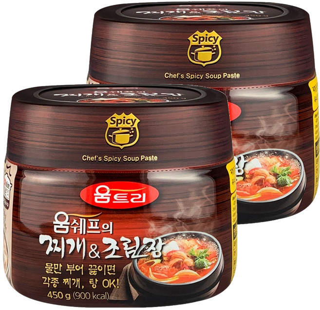 움트리 움쉐프의 찌개&조림장, 450g, 2개