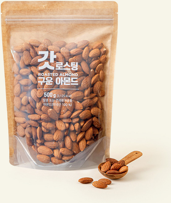 갓로스팅 구운아몬드, 500g, 1개