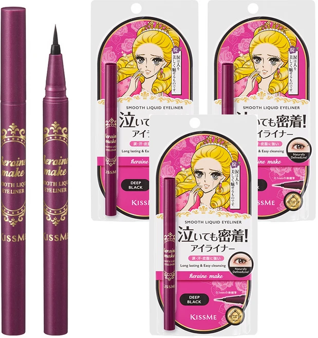 히로인메이크 스무스 리퀴드 아이라이너 N 0.4ml, 딥블랙, 3개 - 쿠팡