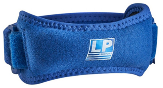 LP SUPPORT 特殊托型加壓式髕骨帶 781CN_BL 藍色 運動防護 髕骨支撐, 1個
