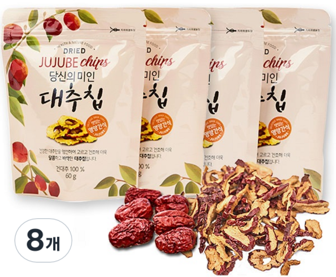 당신의미인 가을 대추칩, 60g, 8개