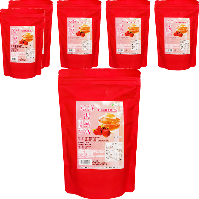 茂格生機 冰糖草苺海燕窩, 280g, 6包