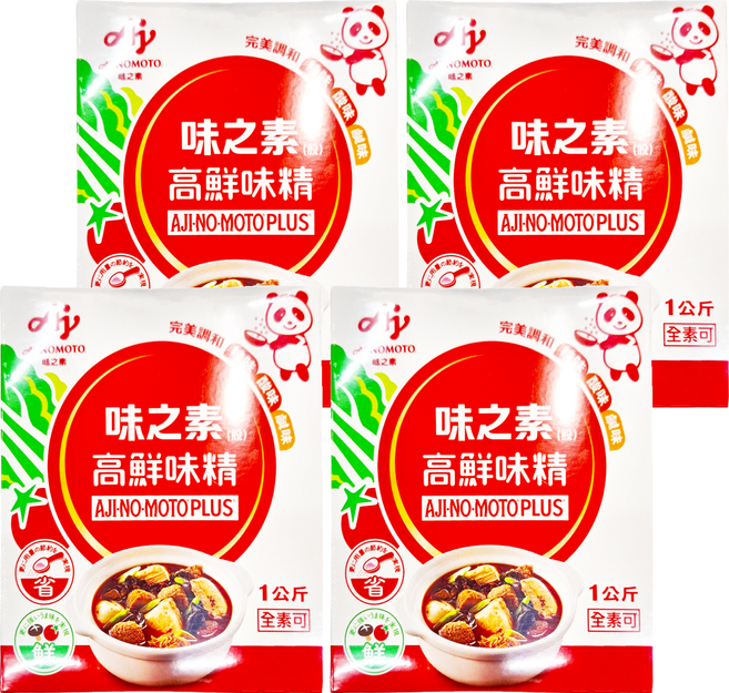 AJINOMOTO 味之素 高鮮味精, 1kg, 4盒