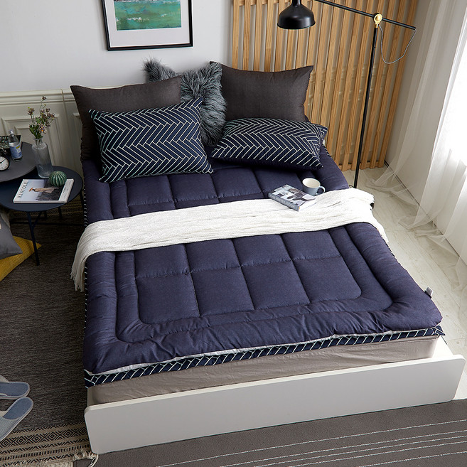 라몬떼 헤링본 세미마이크로 토퍼, 네이비