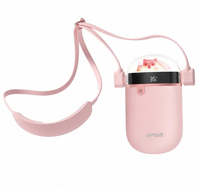 GPLUS 拓勤 暖蛋 頸掛電暖懷爐, GP-WH001N, 粉色
